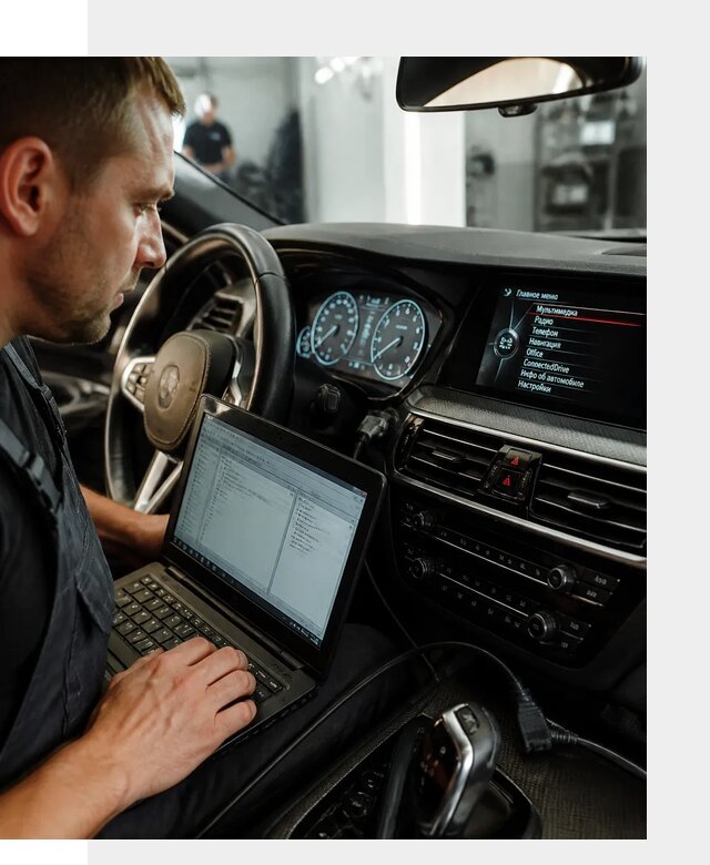 Русификация приборной панели BMW для авто в Долгопрудном от компании