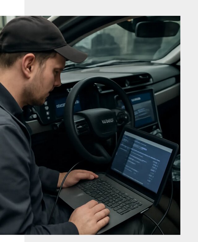Профессиональная русификация автомобилей Lynk Co в Долгопрудном