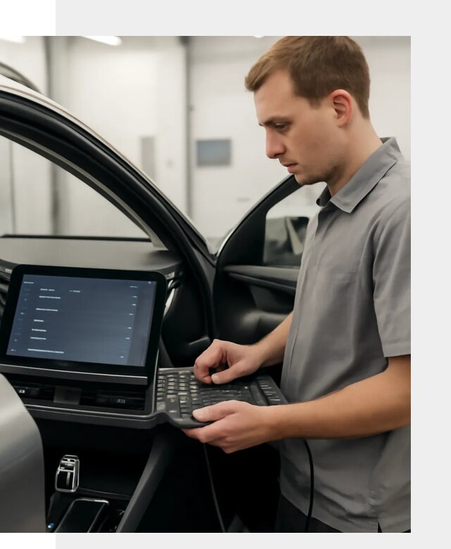 Русификация мультимедиа автомобилей Lynk Co в Долгопрудном