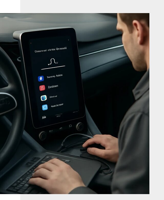 Установка приложений Lynk Co на автомобиль в Долгопрудном